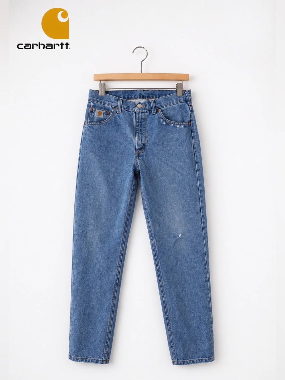 Carhartt Custom embroidered Vintage  Denim waist 30 inseam 34